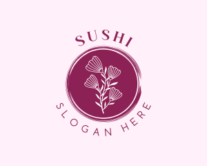 Floral Spa Wellness logo design