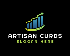 Graph Sales Growth logo design