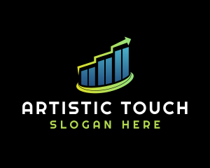 Graph Sales Growth logo design