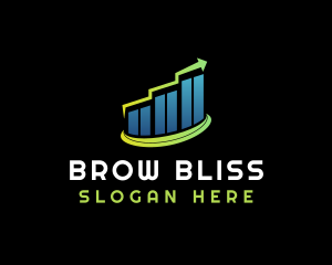 Graph Sales Growth logo design