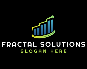 Graph Sales Growth logo design