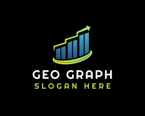 Graph Sales Growth logo design