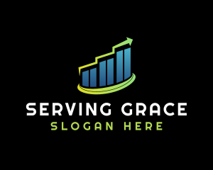 Graph Sales Growth logo design