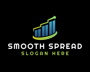 Graph Sales Growth logo design