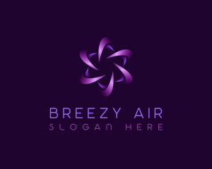 HVAC Air Ventilation logo design