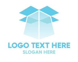 Blue - Blue Box Light logo design