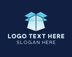 Courier - Light Box Package logo design