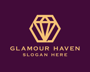 Diamond Luxe Jewelry logo design