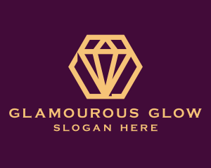 Glamourous - Diamond Luxe Jewelry logo design