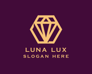 Diamond Luxe Jewelry logo design