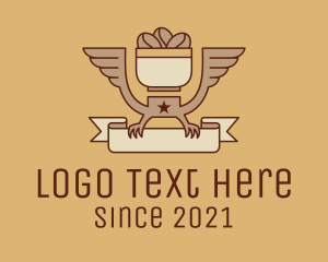 Eagle - Eagle Coffeehouse  Emblem logo design