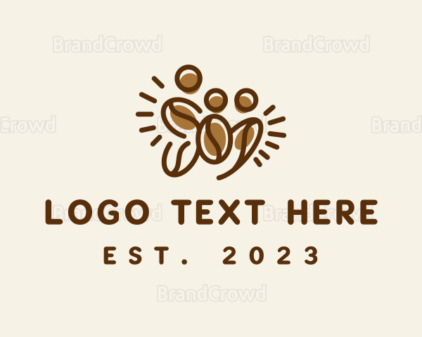 Coffee Bean Family Logo