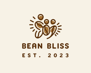 Coffee Bean Family  logo design