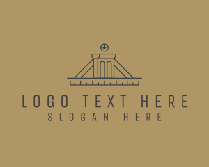 Urban - Bridge Infrastructure Construction logo design