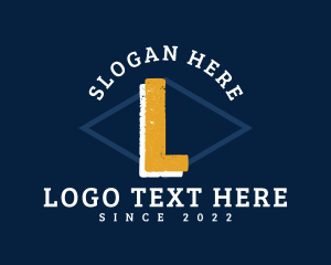 Brand - Rustic Letter Brand logo design