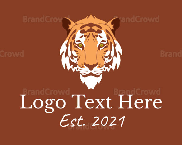 Wild Safari Tiger Logo