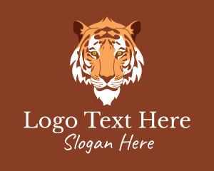 Wild Safari Tiger  Logo