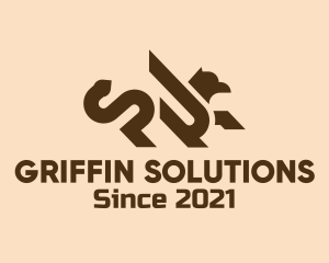 Griffin - Modern Mythical Griffin logo design