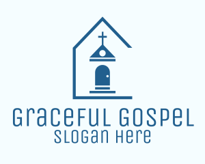 Gospel - Blue Catholic Chapel logo design