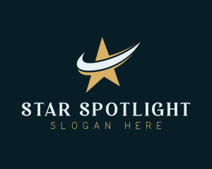 Star Entertainment Agency Swoosh logo design