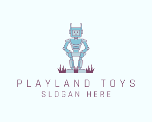 Toy - Robot Kiddie Toy logo design