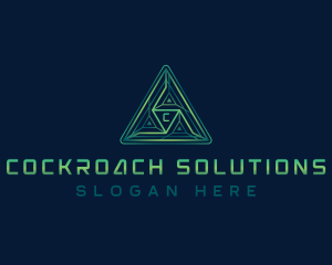 Software Digital Triangle logo design