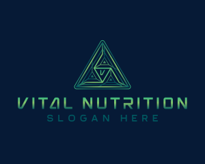 Software Digital Triangle logo design