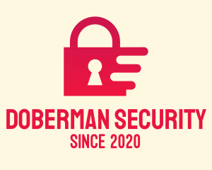 Digital Security Lock logo design