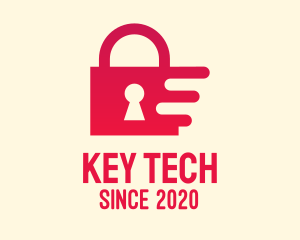 Digital Security Lock logo design