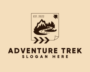 Trek - Mountain Trek Hiking logo design