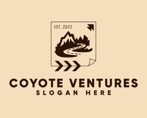 Mountain Trek Hiking logo design