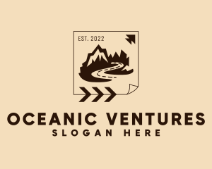 Mountain Trek Hiking logo design