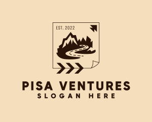 Mountain Trek Hiking logo design