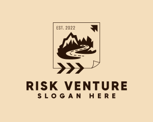 Mountain Trek Hiking logo design