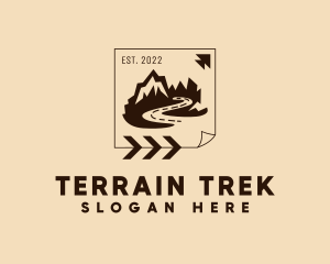 Mountain Trek Hiking logo design