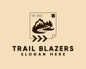 Mountain Trek Hiking logo design