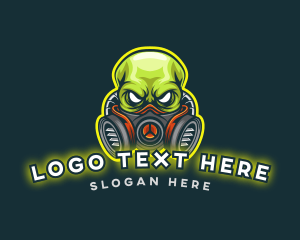 Gas Mask - Gas Mask Gaming logo design