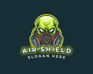 Gas Mask Gaming logo design