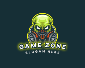 Gas Mask Gaming logo design