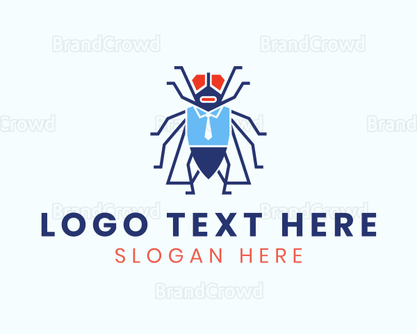Business Fly Bug Logo