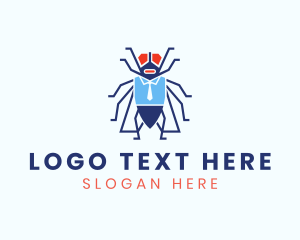 Red Bug - Business Fly Bug logo design