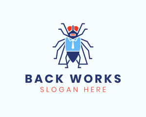 Business Fly Bug  logo design