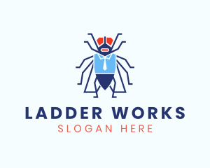 Business Fly Bug  logo design