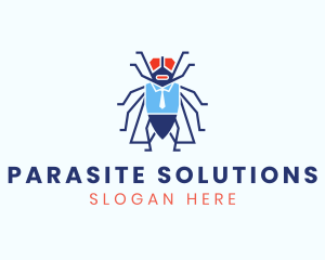Parasite - Business Fly Bug logo design