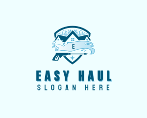 Pressure Washer Housekeeping logo design