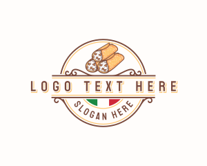 Badge - Cannoli Italy Dessert logo design