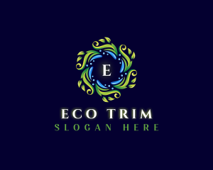 Eco Leaf Fashion logo design