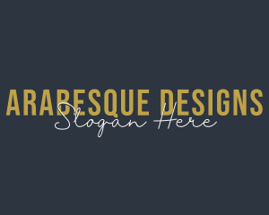 Retro Fashion Business logo design