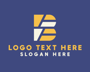 Supermarket - Modern Stylish Letter B Company logo design