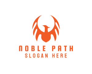 Noble Mythical Phoenix Wing logo design